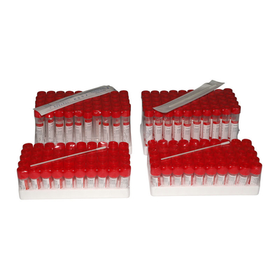 হোম কালেকশন RT PCR সেল্ফ টেস্ট কিট 3ml ভাইরাস নমুনা রেড টিউব