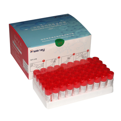 ISO13485 অনুমোদন ভাইরাস সংগ্রহ এবং হাসপাতালের জন্য পরিবহন VTM কিট